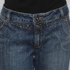 2nd Jeans Rhinestone Denim Size 36 inch Waist